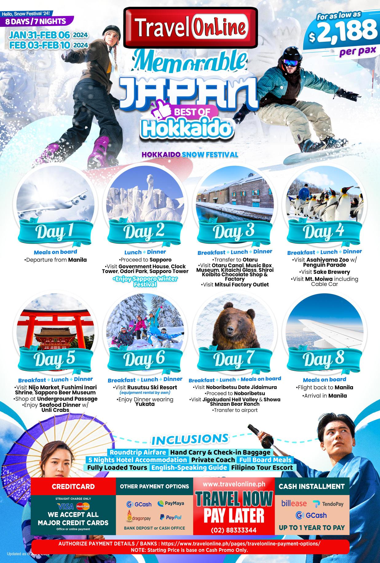 japan tours from philippines