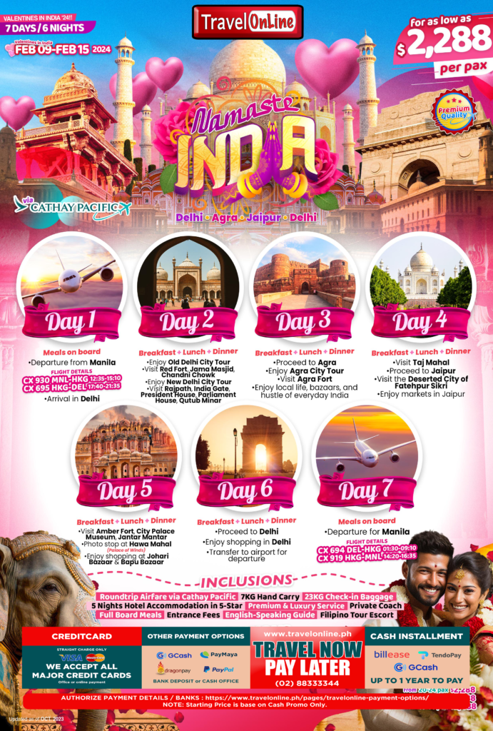INDIA ALL IN PACKAGES FROM PHILIPPINES - TravelOnline Philippines