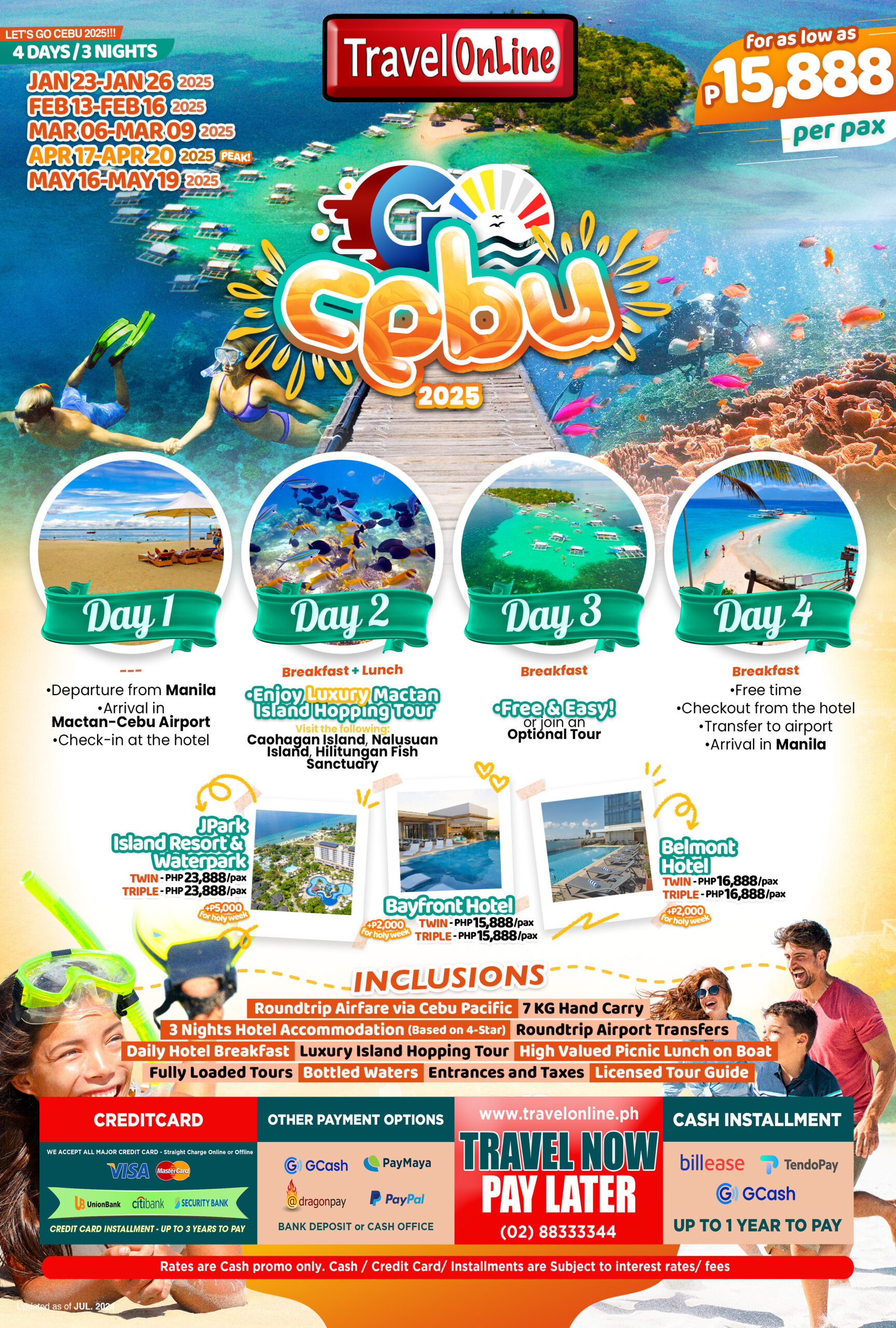 CEBU ALL IN PACKAGE - TravelOnline Philippines