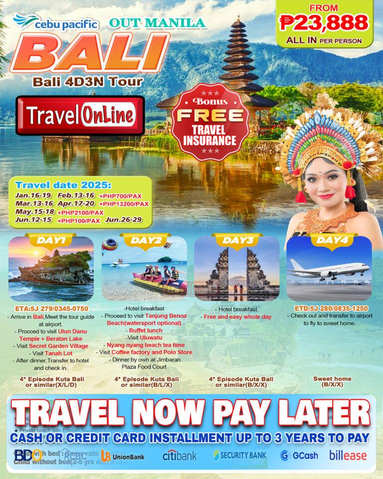 BALI INDONESIA ALL IN PACKAGES FROM PHILIPPINES - TravelOnline Philippines