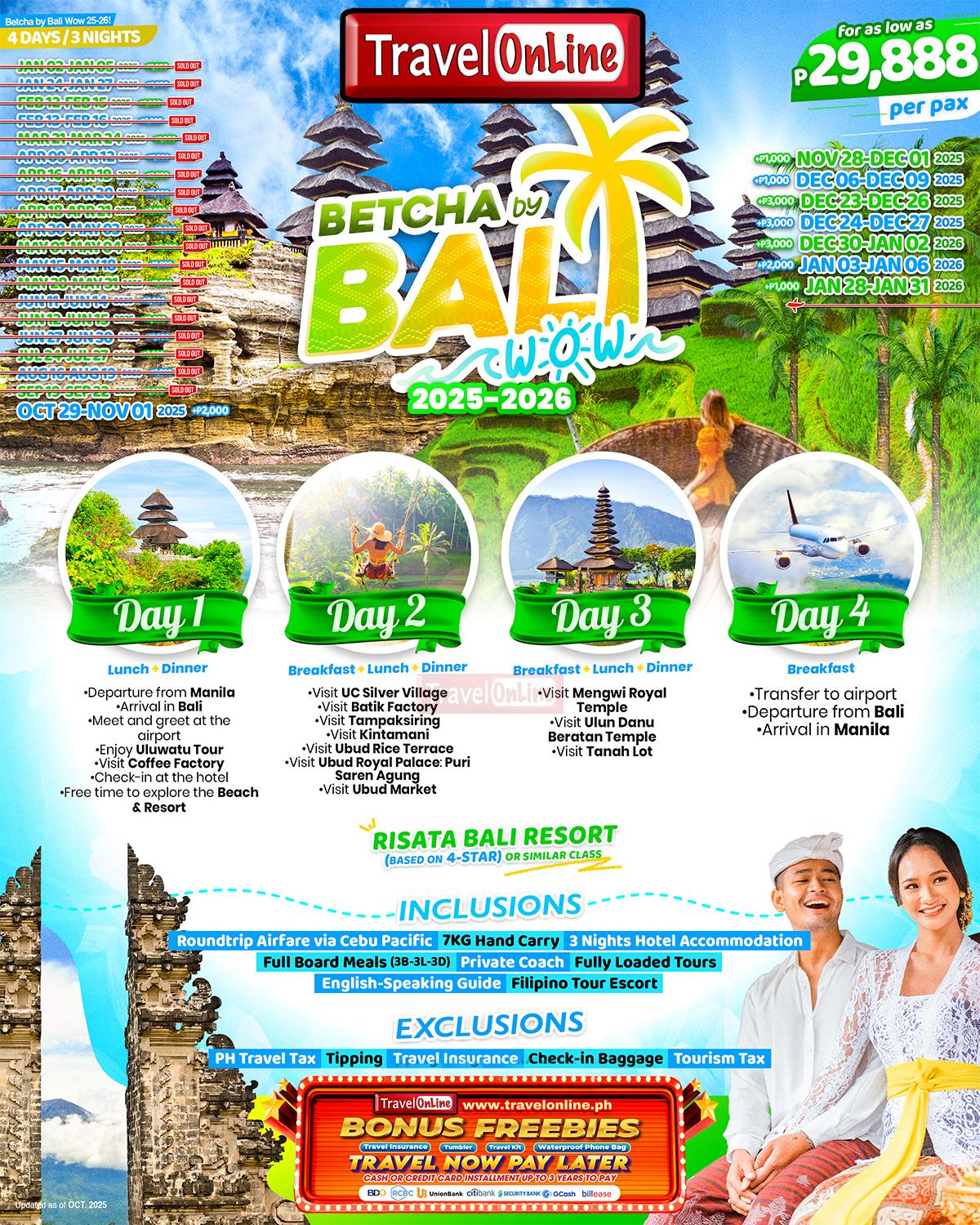 Bali Indonesia All-In Packages from the Philippines – As Low as ₱23,888 ...