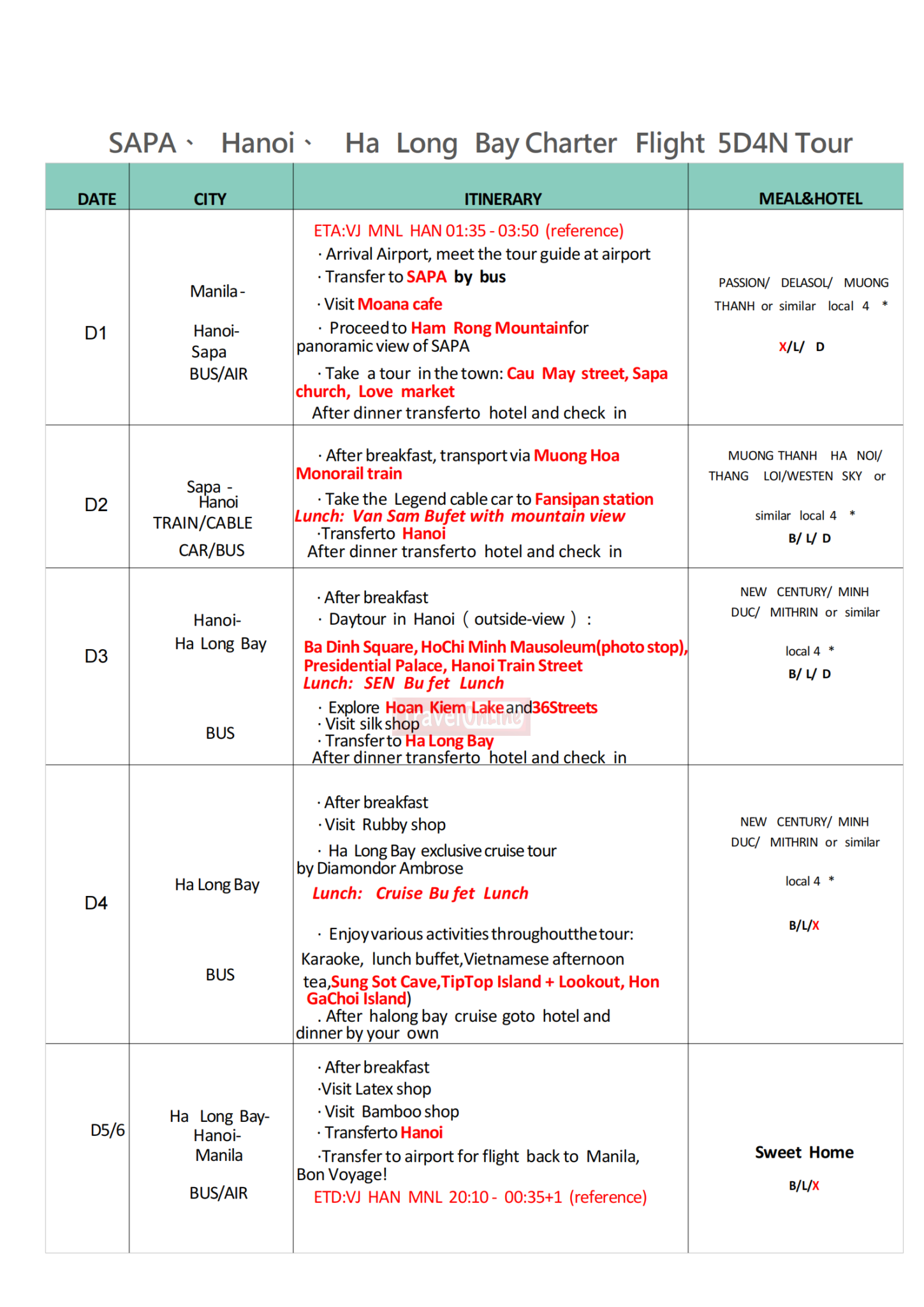 Hanoi Vietnam All-In Tour Packages from the Philippines – As Low as ...